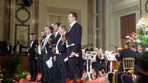 Der Abschluss des Abends: Die "Burschenschafterherrlichkeit"